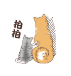 Cats and dogs fall in love（個別スタンプ：14）