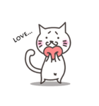 まゆねこラブリー編（個別スタンプ：1）