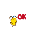 Feminist chick ＆ bear（個別スタンプ：2）