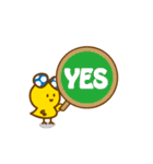 Feminist chick ＆ bear（個別スタンプ：3）