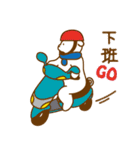Feminist chick ＆ bear（個別スタンプ：22）