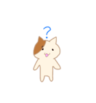 A cat with small eyes（個別スタンプ：11）