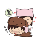 dog and cat-sweet life（個別スタンプ：5）