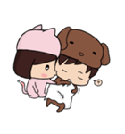 dog and cat-sweet life（個別スタンプ：14）