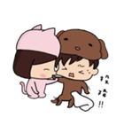 dog and cat-sweet life（個別スタンプ：15）
