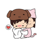 dog and cat-sweet life（個別スタンプ：17）