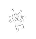 たまにジト目になるねこちゃん（個別スタンプ：6）