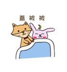 Fox and rabbit~（個別スタンプ：12）