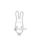 恋するのびのびうさぎ（個別スタンプ：1）