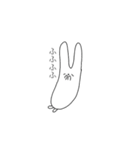 恋するのびのびうさぎ（個別スタンプ：2）