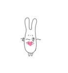 恋するのびのびうさぎ（個別スタンプ：3）