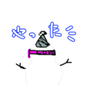 Goggle Snowman（個別スタンプ：11）