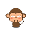 Ling Aromdee : Happy monkey dukdik（個別スタンプ：2）