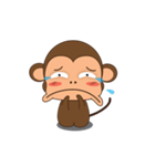 Ling Aromdee : Happy monkey dukdik（個別スタンプ：7）
