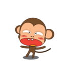 Ling Aromdee : Happy monkey dukdik（個別スタンプ：12）
