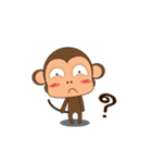 Ling Aromdee : Happy monkey dukdik（個別スタンプ：15）