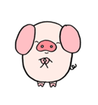 Whitepink Pig（個別スタンプ：1）