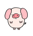 Whitepink Pig（個別スタンプ：4）