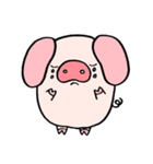 Whitepink Pig（個別スタンプ：8）