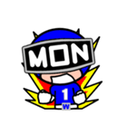 週連者 月曜Blue（個別スタンプ：6）