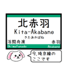 埼京線 いまこの駅だよ！タレミー（個別スタンプ：10）