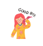 A happy little girl（個別スタンプ：15）