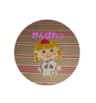 ベレー帽ちゃん（個別スタンプ：3）