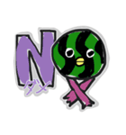 ！！！Watermelon bird！！！（個別スタンプ：1）