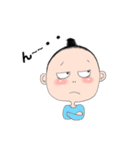 お団子ヘアのおもろい女の子（個別スタンプ：11）