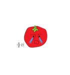shy and soft persimmon（個別スタンプ：8）