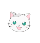 つぶらな日々にゃんこ（個別スタンプ：1）