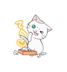 つぶらな日々にゃんこ（個別スタンプ：14）