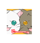 つぶらな日々にゃんこ（個別スタンプ：16）
