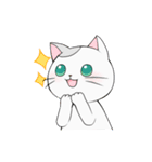 つぶらな日々にゃんこ（個別スタンプ：20）