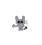 ダンベルうさぎ（個別スタンプ：7）