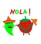 hola amigo ver. Eng（個別スタンプ：2）