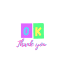 you can say 3（個別スタンプ：9）