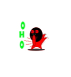 Black Red Monster（個別スタンプ：8）