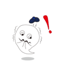 Blue cap ghost（個別スタンプ：4）