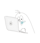 生意気なもぐらといもむし（個別スタンプ：22）