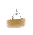 生意気なもぐらといもむし（個別スタンプ：25）