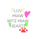 me-aww text（個別スタンプ：6）