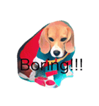 beagle drawing（個別スタンプ：7）