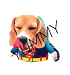 beagle drawing（個別スタンプ：11）