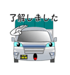 働く車：簡単連絡 2 (シルバー )（個別スタンプ：2）