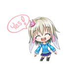 うさぎ少女カニナの日常生活（個別スタンプ：1）