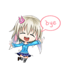 うさぎ少女カニナの日常生活（個別スタンプ：3）