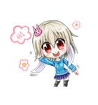 うさぎ少女カニナの日常生活（個別スタンプ：4）