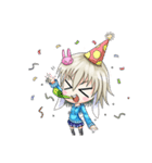 うさぎ少女カニナの日常生活（個別スタンプ：9）