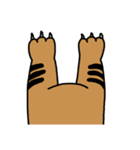 横になって話す動物友達（個別スタンプ：17）